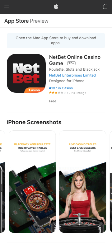 NetBet Casino App preview 2 NetBet Casino App preview 2