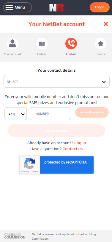 NetBet Casino Registration Process Image 4 NetBet Casino Registration Process Image 4