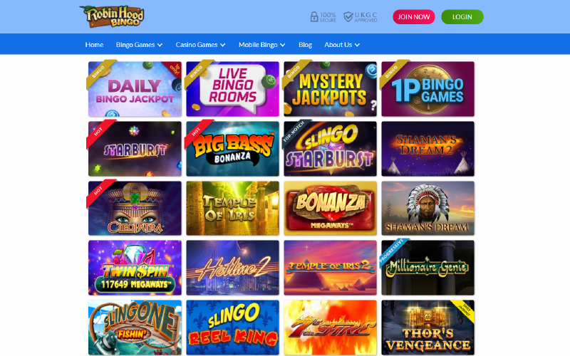 Robinhood Bingo Game Preview