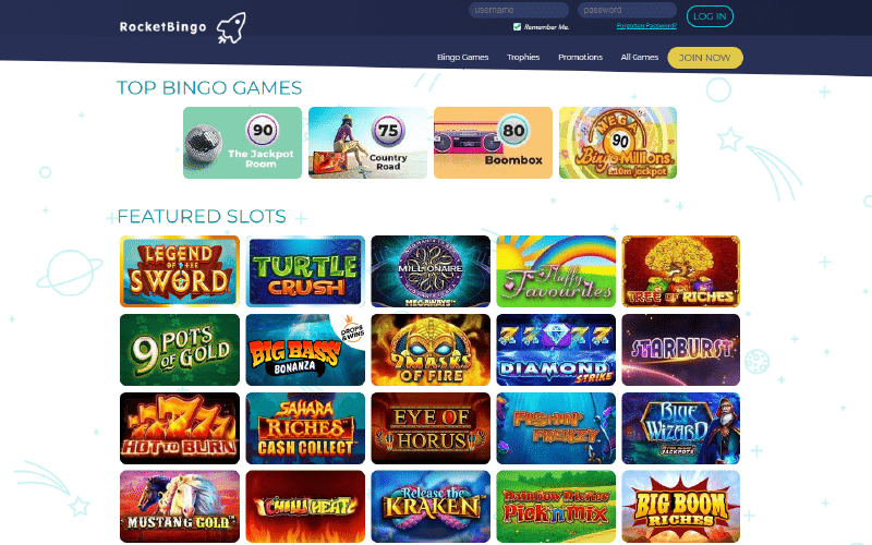 Rocket Bingo Top Bingo Games Preview