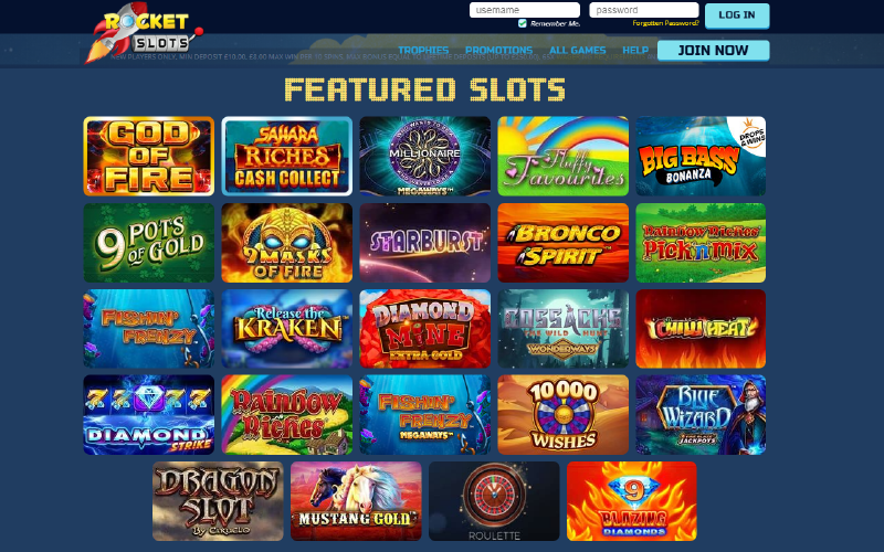 Rocket Slots Preview