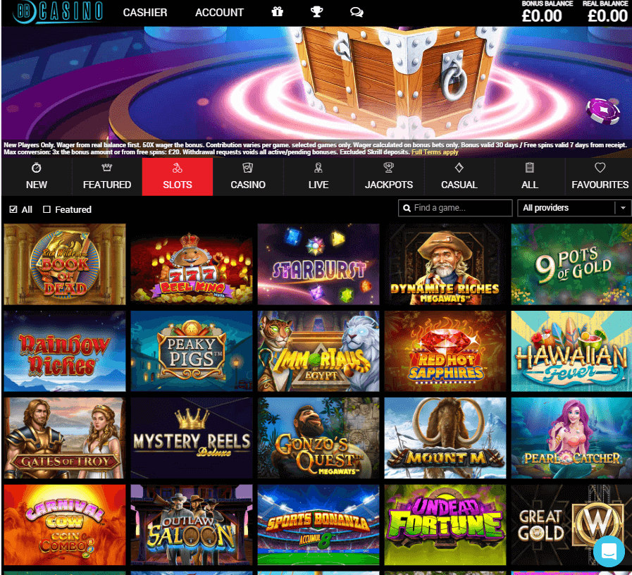 BBCasino Desktop preview 1