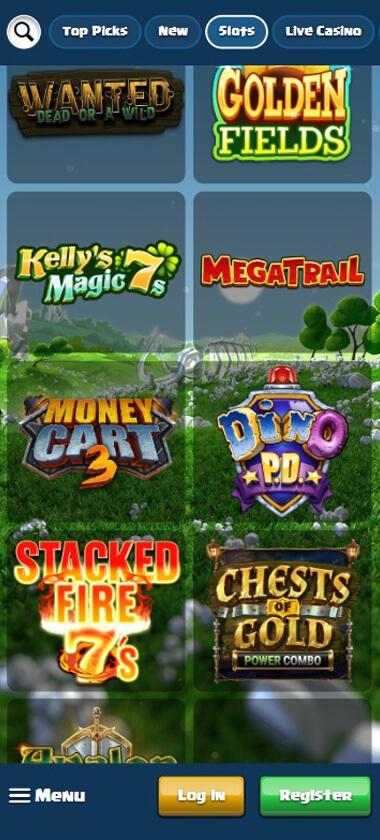 Duelz Casino Mobile Preview 2