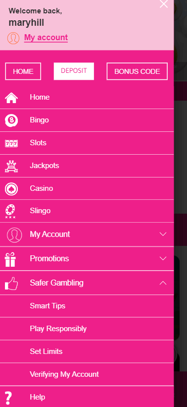 Fabulous Bingo Mobile Preview 1