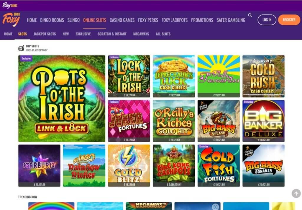 Foxy Games Casino Desktop preview 1