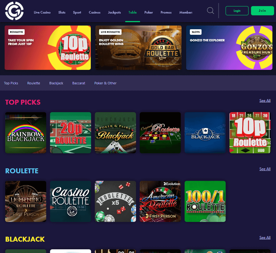Grosvenor Casino Desktop preview 2 Grosvenor Casino Desktop preview 2