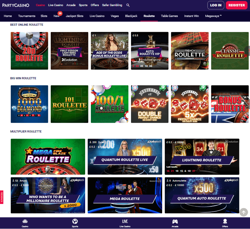 Party Casino Desktop preview 2 Party Casino Desktop preview 2