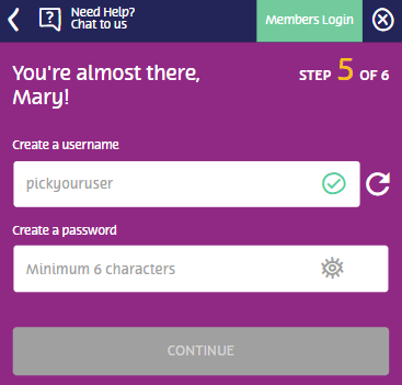 PlayOjo Casino Registration Process Image 5 PlayOjo Casino Registration Process Image 5
