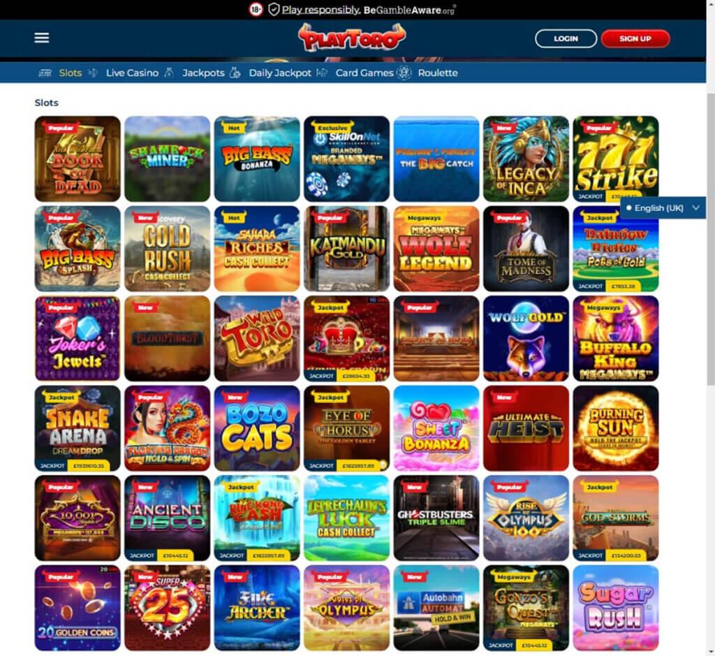 PlayToro Casino Desktop preview 2 PlayToro Casino Desktop preview 2